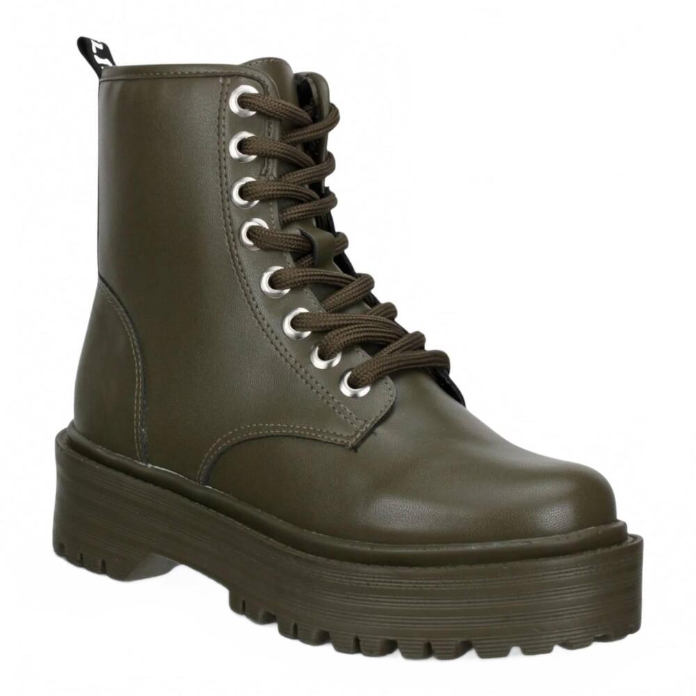 NEW OFFLINE women's biker boots in khaki